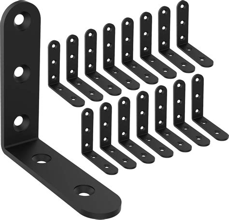 black flat metal bracket|decorative black metal corner brackets.